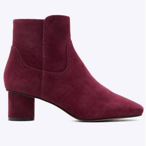 Draper James Burgundy Bethany Bootie NEW Size 10